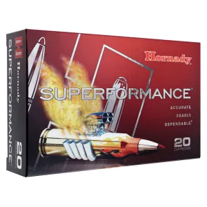 Hornady 82236 Superformance 338RCM 225gr Super Shock Tip 20 Per Box/10 Case Centerfire, Rifle Ammunition