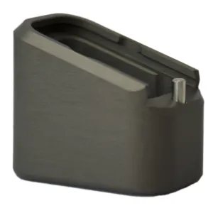 Taran Tactical Innovation Firepower, Base Pad, Gray Finish, Fits 9MM & 40SW Full Size Magazines, +5/6, Includes Extended Magazine Spring GBP940-05