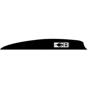 Bohning Zen Vanes Black 4 in 100 pk 101048BK4