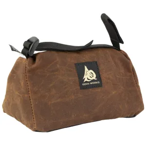 Odin Works Triangle Rear Rest Bag OWG-BAG-REAR, 7.25 inx4.25 in, Constructed of a Water-Resistant Waxed Canvas Upper and a Polyester Lower