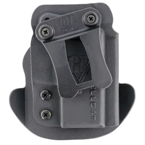 Comp-Tac C669SF285RBKN Dual Concealment IWB/OWB Black Kydex Belt Clip Fits Springfield Hellcat/Springfield OSP Right Hand