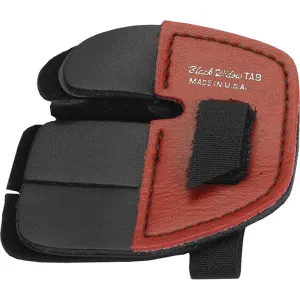 Black Widow Super Leather Shooting Tab Split Finger Large LH 5327