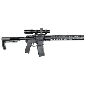 ZRO Delta 223WYRR0000 Range Ready Fully Ambidextrous 223 Wylde 16 in 30+1 Black Black 6 Position Stock Black Polymer Grip Ambidextrous Hand with USO TS-8X RBR