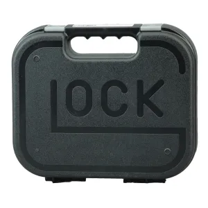 Glock OEM Gun Case, Lockable, Single Handgun 10.5 in x 9 in x 2.5 in Black, Includes Bore Brush, Cleaning Rod, and Owner's Manual CASE2929