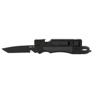 Columbia River Knife Tool Septimo 7051, Multi-Tool, 2.86 in Combination Blade Edge, 8Cr13MoV, Aluminum w/ Glass-Reinforced Nylon Inlay