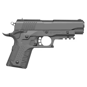 Recover Tactical CC3C04 Grip & Rail System Gray Polymer Picatinny for Compact 1911