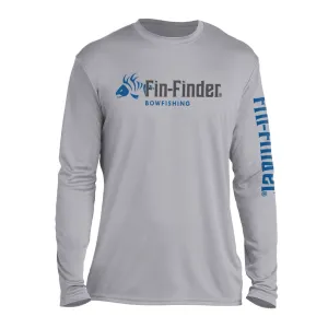 Fin Finder Skulls Performance Longsleeve Grey Medium xxx