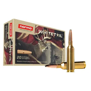 Norma Ammunition 20166592 Dedicated Hunting Whitetail 6.5PRC 140gr Pointed Soft Point 20 Per Box/10 Case, Centerfire Rifle Ammo
