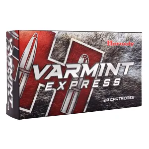Hornady 8324 Varmint Express 220Swift 55gr Hornady V Max 20 Per Box/10 Case Centerfire, Rifle Ammunition