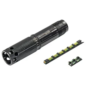 TruGlo TGTG150XC Strut?Stopper Xtreme Combo Rem Choke (Remington) 12 Gauge Ported Choket Dual Color Fiber Optic/Gobble Dot Universal Sight