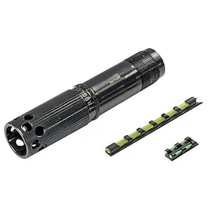 TruGlo TGTG156XC Strut?Stopper Xtreme Combo Browning Invector-Plus 12 Ported Gauge Choket Dual Color Fiber Optic/Gobble Dot Universal Sight