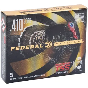 Federal PTSS419F95 Premium Turkey Heavyweight TSS 410Gauge 13/16oz 5 Per Box/10 Case, Shotshell Non-tox Loads