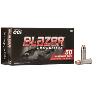 CCI 3519 Blazer 38Special +P 158gr Total Metal Jacket 50 Per Box/20 Case Centerfire, Handgun Ammunition