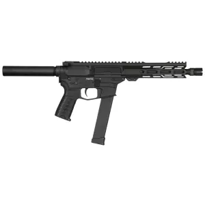 CMMG PE45ABF87AB Banshee MKG 45 ACP 8 26+1 Armor Black Cerakote Aluminum Rec Black Nitride Chrome Moly Barrel Black Adjustable RipBrace Right Hand