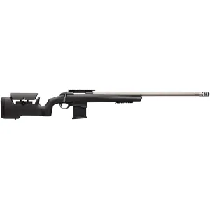 Browning 035560291 X-Bolt Target Max 6mm Creedmoor 10+1 26 in Stainless Barrel, Muzzle Brake 5/8-24 Threads, Blued Receiver, Matte Black Adjustable Stock
