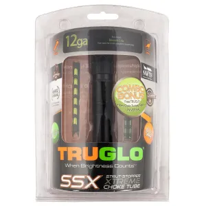 TruGlo TGTG153XC Strut?Stopper Xtreme Combo Benelli Crio 12 Gauge Ported Choket Dual Color Fiber Optic/Gobble Dot Universal Sight