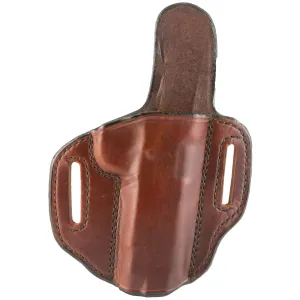 Don Hume H721OT Holster, Fits 1911 Commander With 4.25 in Barrel, Right Hand, Brown Leather J336104R