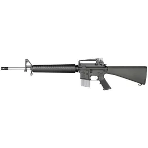Rock River Arms LAR-15 NM A4 Rifle AR1286X, 223 Rem/5.56 NATO, 20 in Heavy Stainless Match BBL, Semi-Auto, Fixed Blk A2 Stock, Blk Finish, Match Trigger, Detach Handle, 20+1 Rds