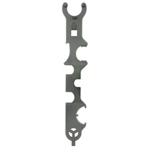 Leapers, Inc. - UTG Armorer's Multi-Function Combo Wrench, Fits AR15/AR308, Black Finish TL-ARWR01