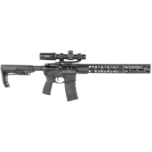 ZRO Delta 223WYRR0001 Range Ready 223 Wylde 16 in 30+1 Black Black 6 Position Stock Black Polymer Grip Right Hand with USO TS-8X RBR