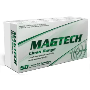 Magtech CR40A Clean Range 40S&W 180gr Fully Encapsulated Bullet Flat 50 Per Box/20 Case Centerfire, Handgun Ammunition