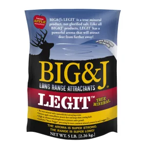 Big And J Legit True Mineral Attractant Apple Flavor 5 lbs BB2-LG-5