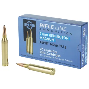 Prvi Partizan Rifle PP7RM1, 7MM Rem, 140 Grain, Pointed Soft Point, 20 Round Box PP7RM1