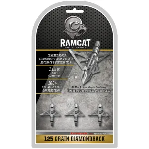 Ramcat Diamondback Broadheads 125 gr 3 pk R1007