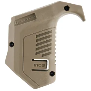 Recover Tactical MG9-02 Angled Mag Pouch Tan Polymer, Picatinny Rail Mount, Compatible w/ Glock