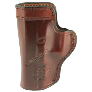 Don Hume H715M Clip-On Holster, Inside The Pant, Fits Glock 19, Right Hand, Brown Leather J168036R