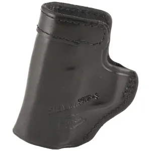 Don Hume H715-M Clip-On Holster, Inside the Pant, Fits S&WM&P Shield, Right Hand, Black Leather J167200R