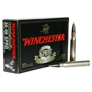 Winchester Ammo SBST3006A Ballistic Silvertip 30-06 Springfield 168 gr Rapid Controlled Expansion Polymer Tip 20 Per Box/ 10 Case