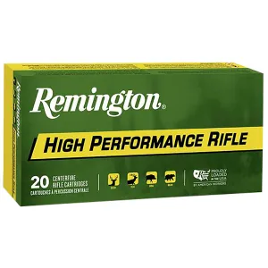 Remington 21311 High Performance 22-250Rem 55gr Pointed Soft Point 20 Per Box/10 Case Centerfire, Rifle Ammunition