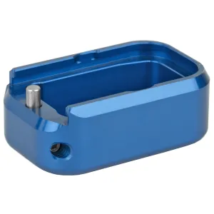 Taran Tactical Innovation Base Pad GBP940-002, For Glock 17/22, +3/+4, Small, Blue Finish GBP940-002