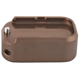Taran Tactical Innovation Base Pad for Glock +0, Coyote Bronze Finish GBP940-0006