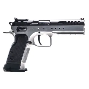 IFG TF-LIMMSTR-40SF Limited Master Small Frame 40 S&W 4.75 in 12+1 Hard Chrome Black Steel Slide Black Polymer Grip