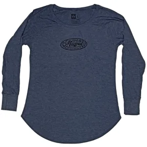Magpul Rodeo MAG1230-411-L, Womens Long Sleeve T-Shirt, Large, Navy MAG1230-411-L