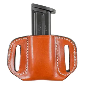 DeSantis Gunhide A84TJGGZ0 Reliant Mag Pouch OWB Diamondback DB 9/40 1.75 in Belt Tan Steer Hide