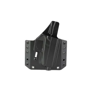 Bravo Concealment BCA BC10-1004, OWB Concealment Holster, 1.5 in Belt Loops, Fits Glock 43, Right Hand, Black
