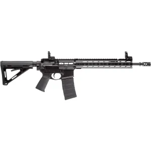 Primary Weapons M114RA111F MK114 Mod 1 223 Wylde 30+1 14.50 in Barrel w/Flash Suppressor, 7075-T6 Aluminum Receiver, Magpul MBUS Front & Rear Sights, Adjustable Stock, Two-Stage Trigger, Rifle