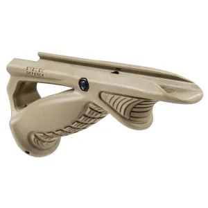 FAB Defense FXPTKT PTK Ergonomic Pointing Grip Angled w/Additional Storage Compartment FDE Polymer