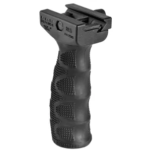 FAB Defense FXREGB REG Ergonomic Rubberized Tactical Foregrip w/Waterproof Storage Compartment Black Latex & Reinforced Polymer
