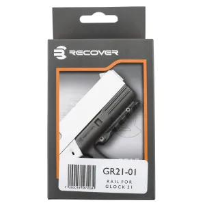 Recover Tactical GR2101 Rail Adapter for Glock 20 &21 Black
