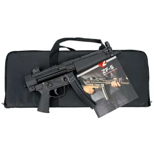 Zenith Firearms ZF-5 Semi-automatic 9MM 8.9 Black Polymer 30 Rounds Soft Case Threaded Thumb Safety Adjustable Sights ZF5001MAG9BK Matte ZF5001MAG9BK