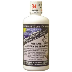 Atsko Sport-Wash Carbon Care Laundry Detergent 1 Liter 1338CR