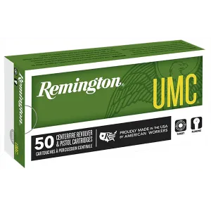 Remington 23726 UMC 45ACP 230gr Full Metal Jacket 50 Per Box/10 Case Centerfire, Handgun Ammunition