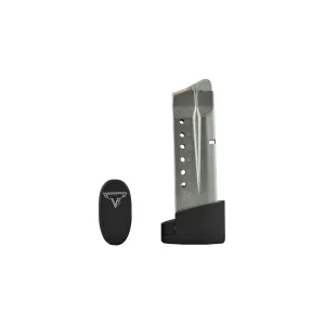 Taran Tactical Innovation Firepower Base Pad, Fits M&P Shield 9mm & 40SW, +1/+2, Flat Black Finish MPSB940-00