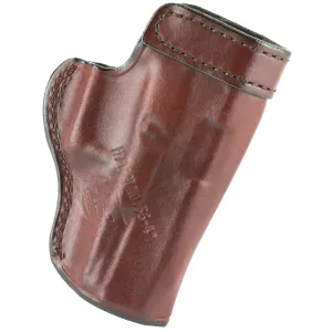 Don Hume H715M Clip-On Holster, Inside The Pant, Fits Glock 19, Left Hand, Brown Leather J168036L