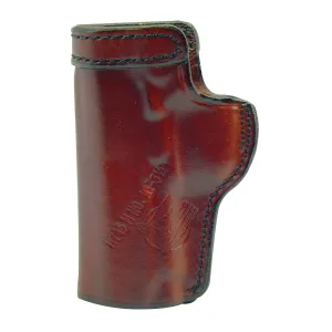 Don Hume H715M Clip-On Holster, Inside The Pant, Fits Colt Officer With 3.5 in Barrel, Right Hand, Brown Leather J168022R