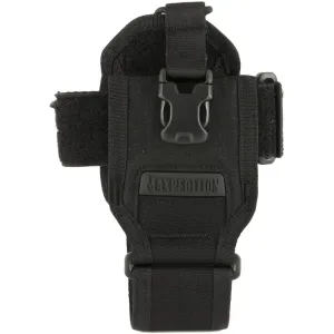 Maxpedition RDP Radio Pouch RDPBLK, Adjustable Side and Bottom Hook Loop Straps, Adjustable Top Bungee, Black RDPBLK